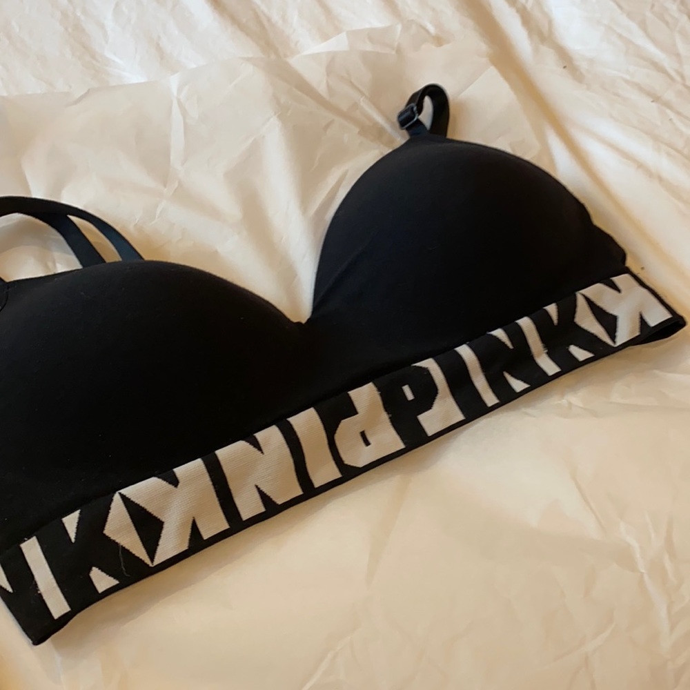 Pink bra